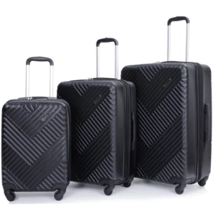 Travelhouse 3 Piece Hardshell Luggage Set Hardside Lightweight Suitcase with TSA Lock Spinner Wheels 20in24in28in Navy Blue