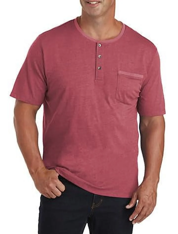 Time and Tru Henley Slub Tank Top – Breathable Summer Essential — close-up detail of design and finish