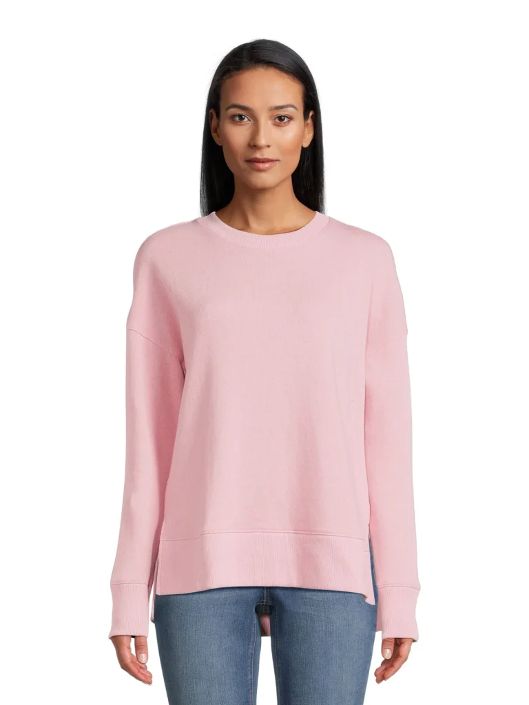 CozyFit Basic Crewneck Sweatshirt – Ultra-Soft Everyday Layer — close-up detail of design and finish
