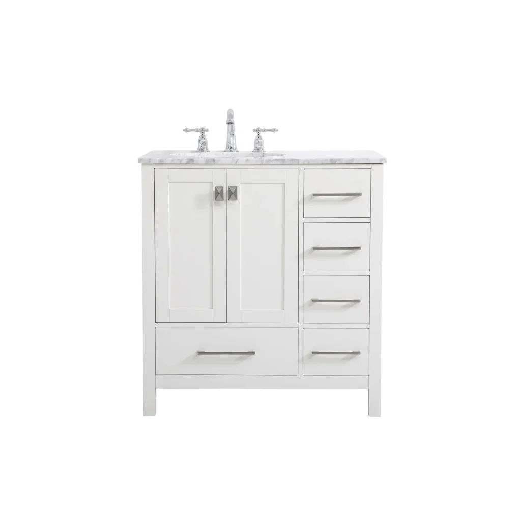EleganceCraft Compact Vanity Desk – Modern Storage Solution β close-up detail of design and finish