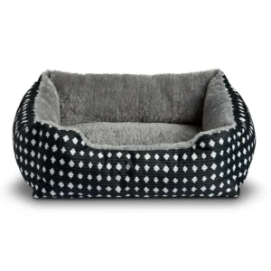 Vibrant Life Cuddler Small Dog Bed Black 19 x 15 1