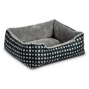 Vibrant Life Cuddler Small Dog Bed Black 19 x 15 2