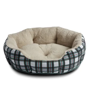 Vibrant Life Cuddler Small Dog or Cat Bed Black 19 x 15