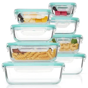 Vtopmart 34 Pieces Plastic Food Storage Containers Lids Set 7 Size Versatile Meal Prep Container Reusable Lunch On Go Leftover Dishwasher Freezer Saf