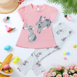 Way to Celebrate Toddler Girl Easter Leggings Sizes 12M 5T 4