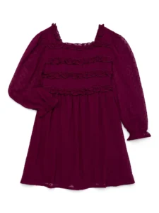 Weekend Academy Girls Smocked Ruffle Dress Sizes 4 18