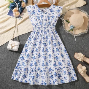 Weekend Academy Smocked Ruffle Dress – Versatile Style for Girls