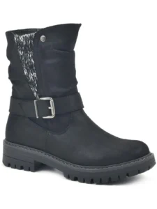 White Mountain Women s Mid Calf Rhinestone Cozy Boot