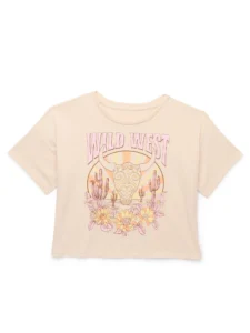 Wild West Riders Junior s Graphic Everyday Short Sleeve Tee Sizes XS XXL