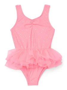 Wonder Nation Baby and Toddler Girl Tutu Swimsuit 1 Piece Sizes 12M 5T