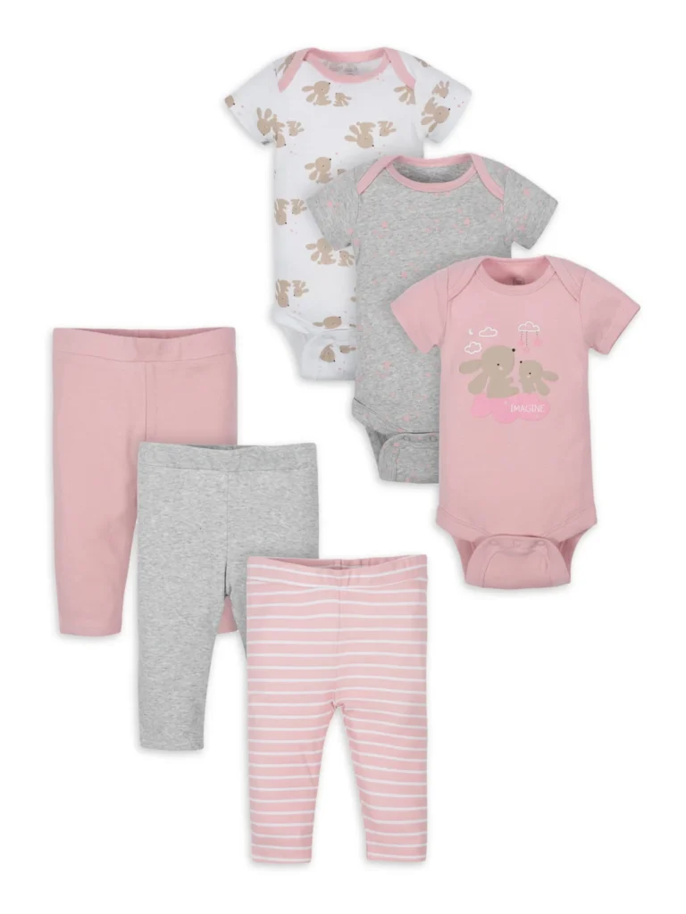 Wonder Nation Soft Baby Girl Tank Bodysuit – Essential Multi-Pack Comfort — close-up detail of design and finish
