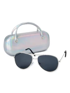 Wonder Nation Floral Girls Sunglasses with Case – Pink Multi