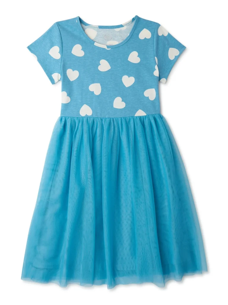 Wonder Nation Flutter Sleeve Tutu Dress – Perfect Spring Style β close-up detail of design and finish