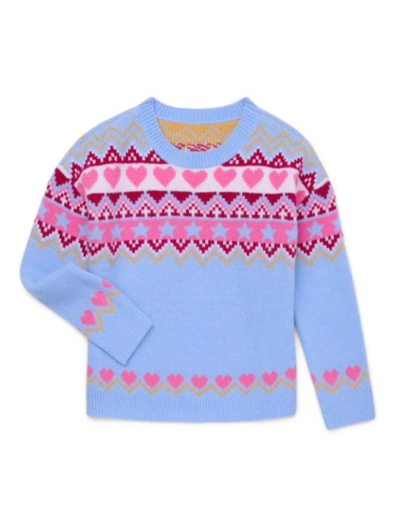 Wonder Nation Soft Knit Girls Sweater Tank – Versatile Layering β close-up detail of design and finish