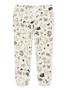 Wonder Nation Little Girl Fleece Jogger Sizes 4 10 1