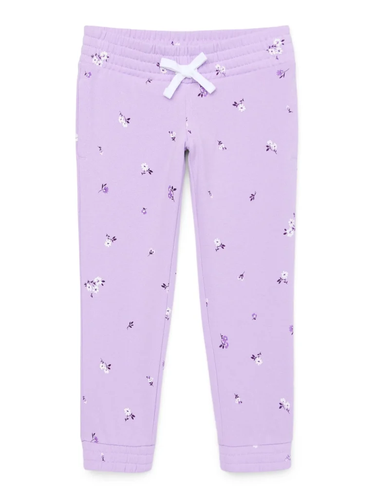 Wonder Nation Soft Fleece Joggers for Girls – Cozy Everyday Wear β close-up detail of design and finish