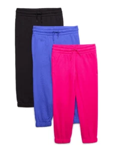 Wonder Nation Little Girl Fleece Jogger Sizes 4 10 5