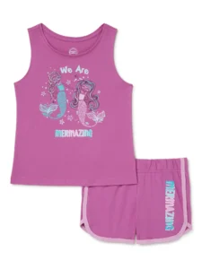 Wonder Nation Soft Jersey Tank and Shorts PJ Set – Summer Comfort