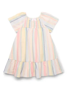 Wonder Nation Toddler Girl Striped Dress Biker Short Outfit Set Sizes 18M 5T