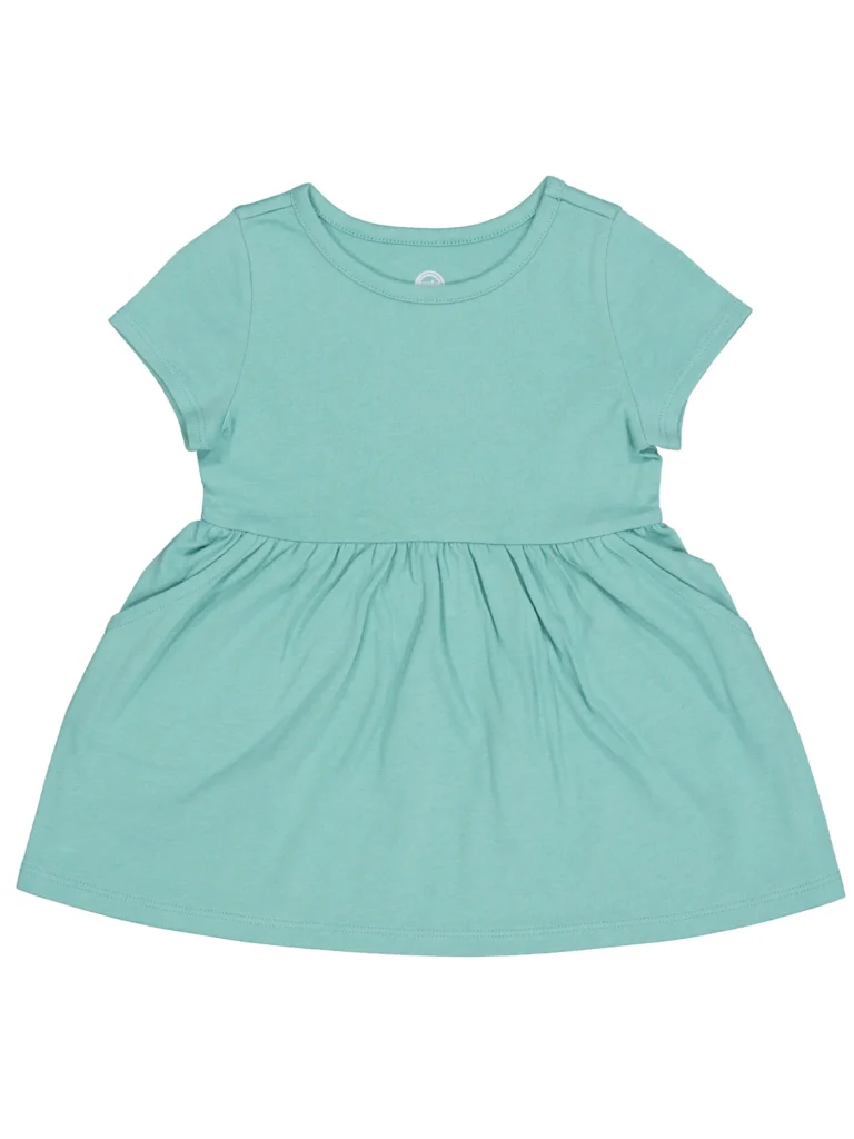 Wonder Nation Striped Dress & Biker Short Toddler Outfit – Comfy Style — close-up detail of design and finish
