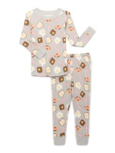 Wonder Nation Toddler Short Sleeve Cotton Tight Fit Pajama Set 4 Piece Sizes 12M 5T