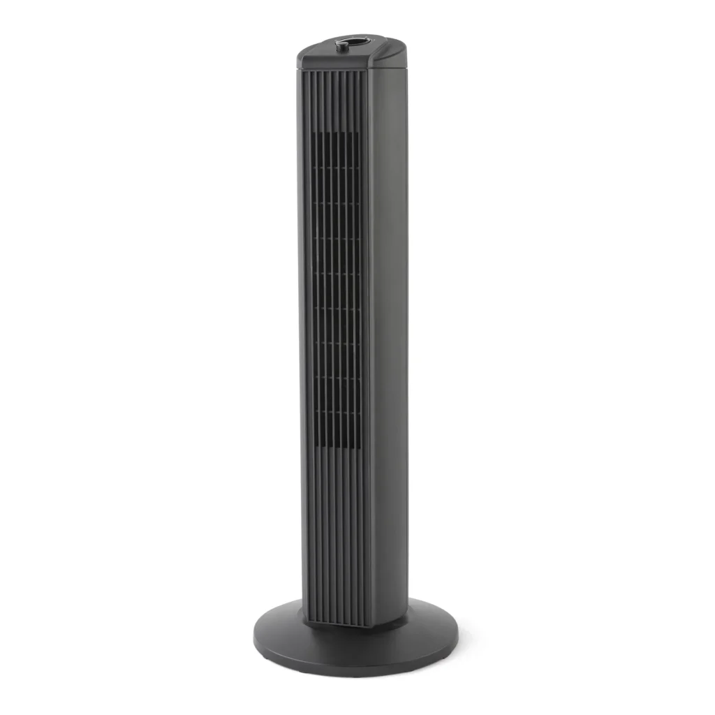 Woozoo 5 Speed Oscillating Globe Fan – Compact & Powerful Airflow — alternate angle showing full product