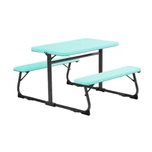 Your Zone Folding Kid s Activity Table with Navy Texture Surface Steel and Plastic 33 11 x 40 94 x 21 85