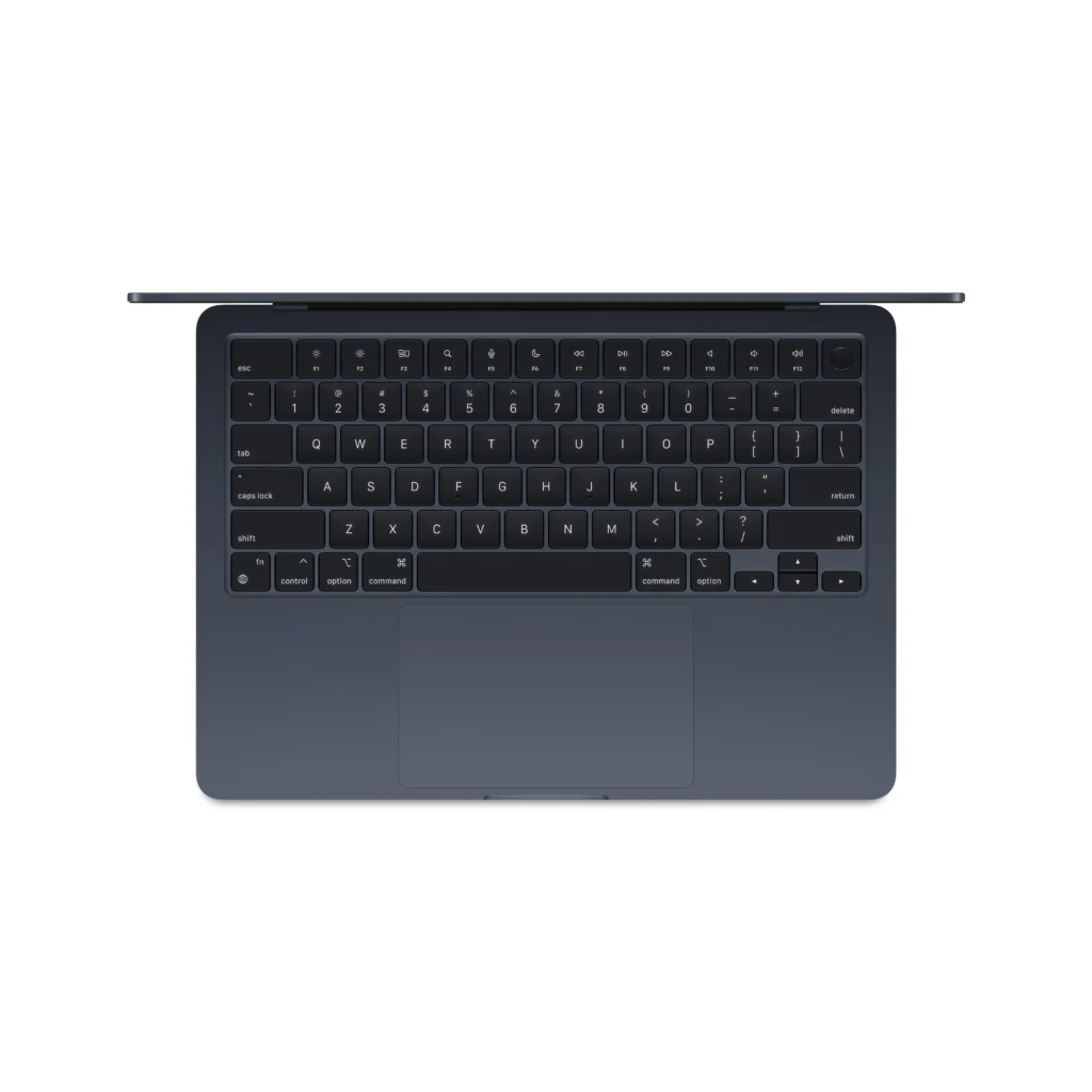 Apple MacBook Air 13″ M1 Laptop – 256GB SSD, Space Gray — alternate angle showing full product