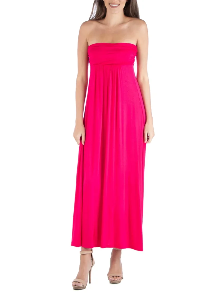 AuraFlow Flowy Maxi Waist Dress – Effortless Summer Style β alternate angle showing full product
