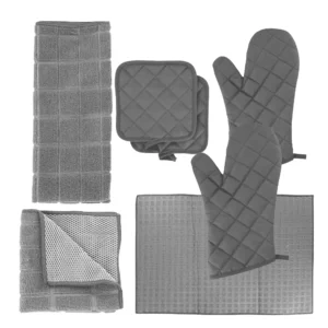 Beautiful Botanical 4-Pack Kitchen Towel Set – Absorbent & Stylish