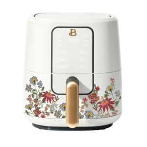 Beautiful Drew Barrymore 3QT Touchscreen Air Fryer – Wildflower White