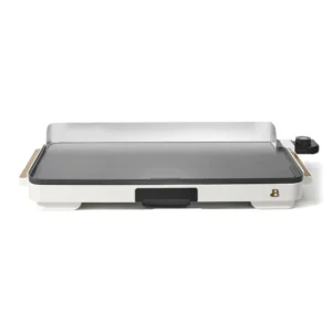 Beautiful XL 12×22 Non-Stick Electric Griddle – White Icing Finish