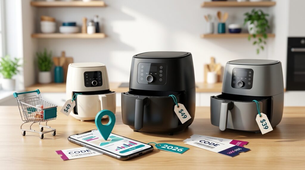 Best Air Fryers Under : 2026 Verified Picks by ZIP — featured editorial image · ZipDealFinder · Kitchen & Home