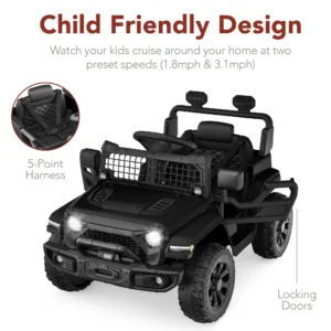 Best Choice Products 6V Ride On Truck Car – Hot Pink with Remote