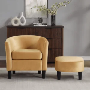 Better Homes & Gardens Ezra Accent Chair – Cream Upholstery
