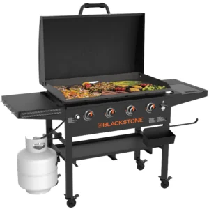 Blackstone 4 Burner 36 Omnivore Outdoor Griddle – Hood & Shelves