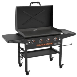 Blackstone 4 Burner 36 Omnivore Outdoor Griddle – Hood & Shelves