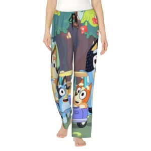 Bluey Comfortable Print Pajama Pants – Wide Size Range XS-3XL