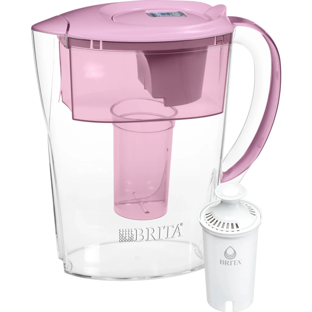 Brita Denali 6-Cup Water Filter Pitcher – Crisp, Clean Hydration β alternate angle showing full product