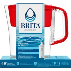 Brita Denali 6-Cup Water Filter Pitcher – Crisp, Clean Hydration