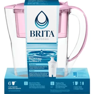 Brita Denali 6-Cup Water Filter Pitcher – Crisp, Clean Hydration
