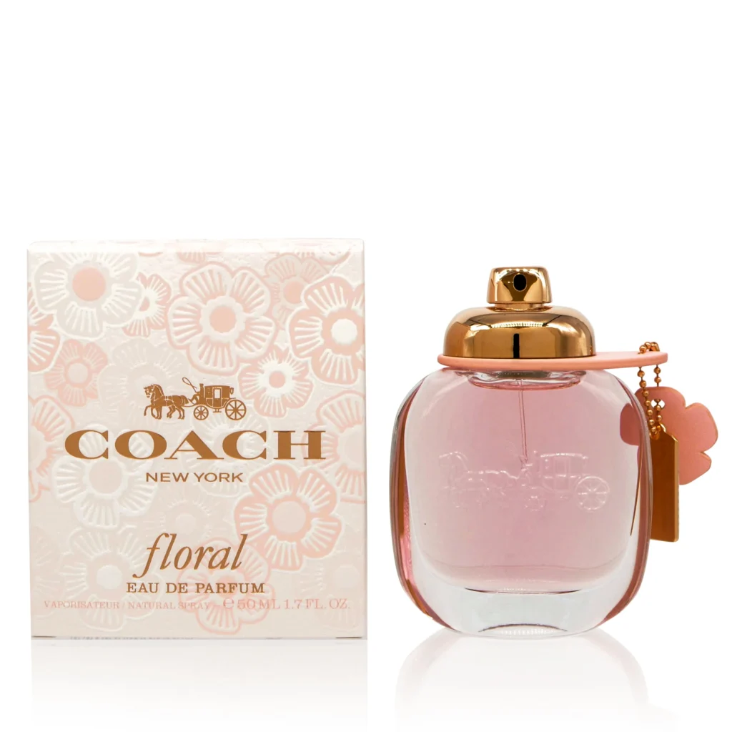 Coach Floral Eau De Parfum – Feminine, Light & Lasting — close-up detail of design and finish