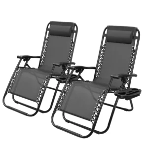 CONCETTA Zero Gravity Chair Set – Foldable, Adjustable Comfort