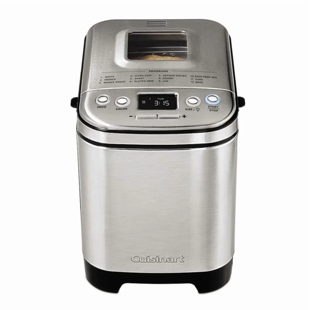Cuisinart Compact Automatic Bread Maker – Fresh Bread Made Easy β alternate angle showing full product
