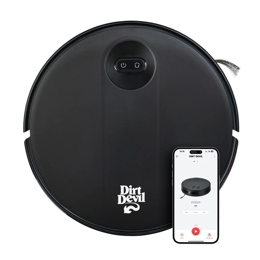 Dirt Devil EV3320 Gyro Navigation Robot Vacuum – Pet Hair Smart Clean β close-up detail of design and finish