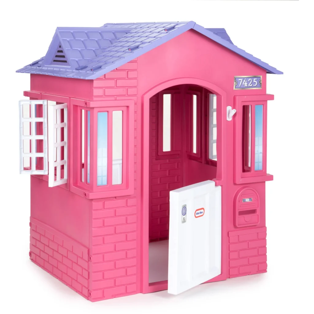 Disney Minnie Mouse Indoor Outdoor Playhouse – Easy Assembly Fun — alternate angle showing full product