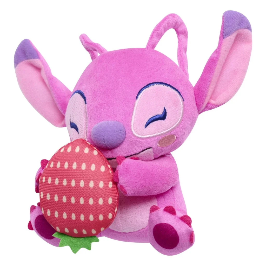 Disney Stitch & Angel Plush Barbell Set – Adorable Collectible Duo — alternate angle showing full product