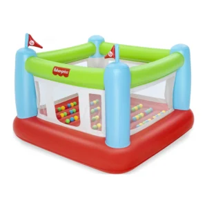 Fisher-Price Indoor Bouncer with Built-in Pump – Easy Setup Fun