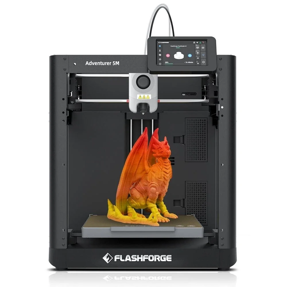 Flashforge Adventurer 5M High-Speed 3D Printer – Fast & Precise Prints β alternate angle showing full product