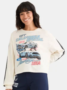 Ford Camo Women’s Graphic Tee – Comfortable Everyday Style